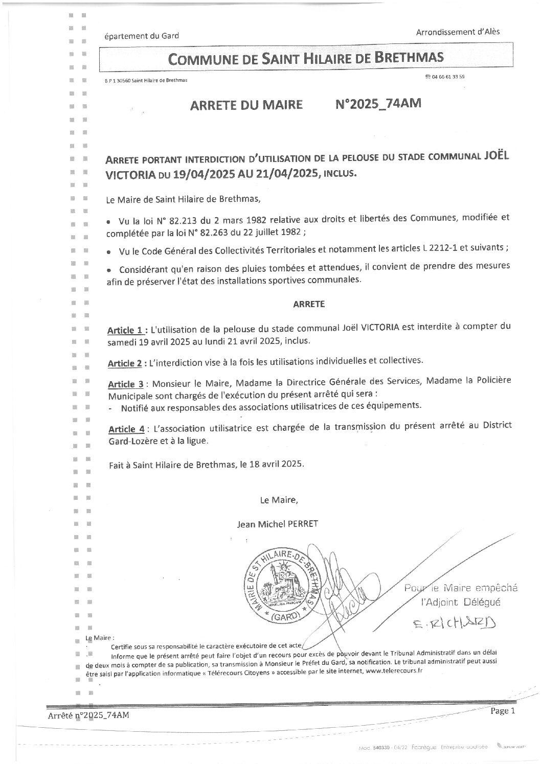 Apreçu du fichierInterdiction pelouse stade JOEL VICTORIA 19 04 au 21 04 2025