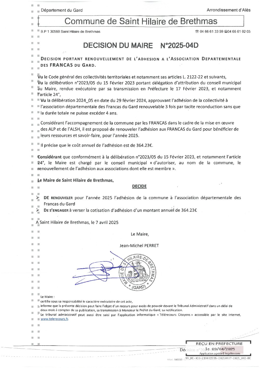 Apreçu du fichierRenouvellement adhésion Association FRANCAS du Gard