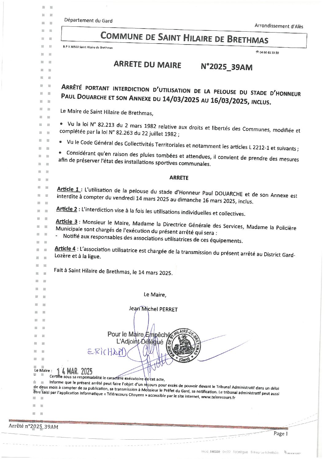 Apreçu du fichier2025_39AM Interdiction utilisation pelouse stade Paul DOUARCHE