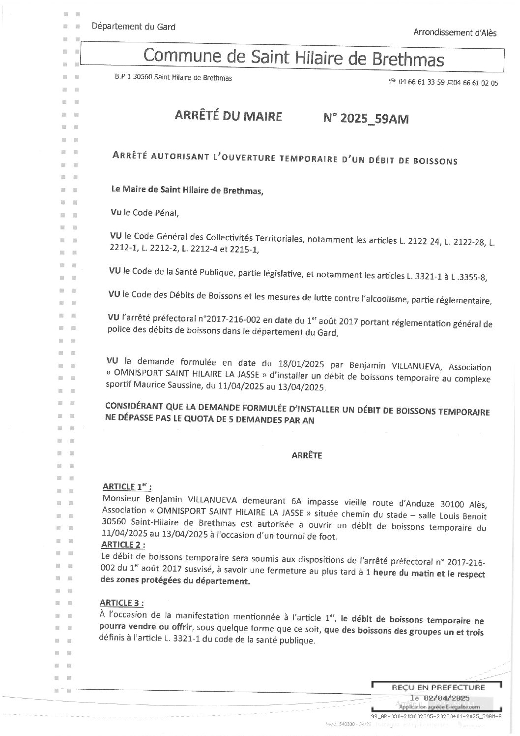 Apreçu du fichier2025_59AM_Ouverture_temporaire_débit_de_boissons_Tournoi_de_Foot