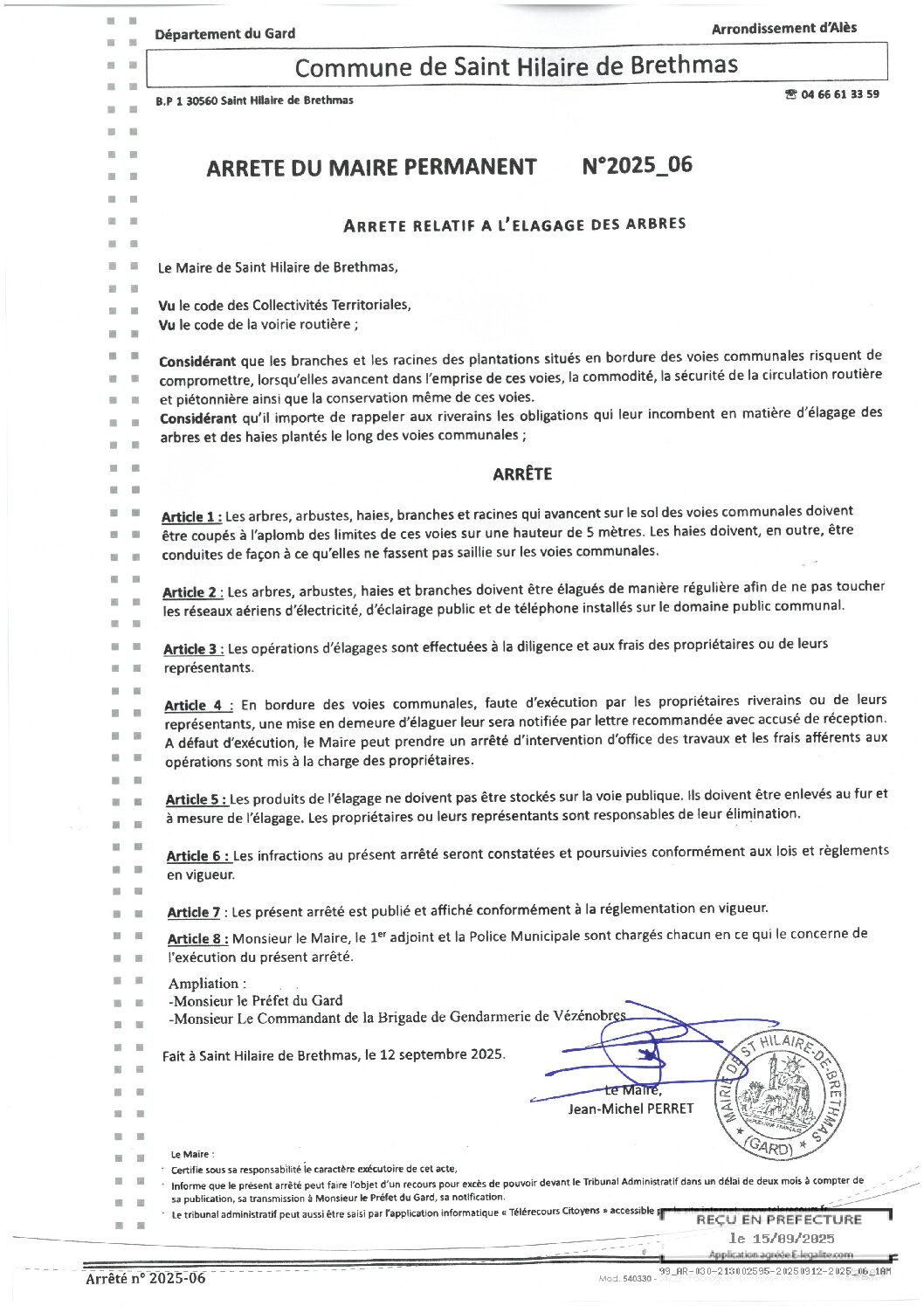 Apreçu du fichier2025_06_AM Arrêté permanent relatif à l’élagage des arbres