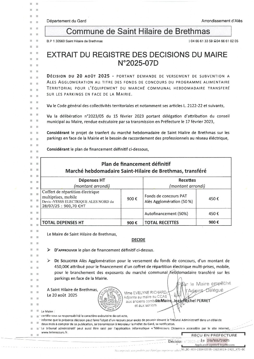 Apreçu du fichier2025_07D Demande versement subvention Alès Agglo PAT Equipement marché communal