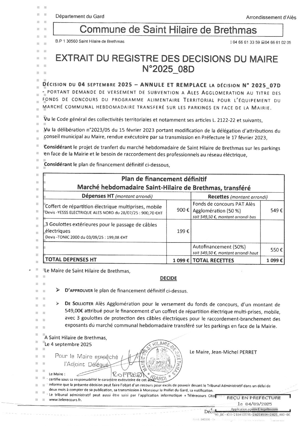 Apreçu du fichier2025_08D Annule et remplace la décision N°2025 07D Fonds de concours