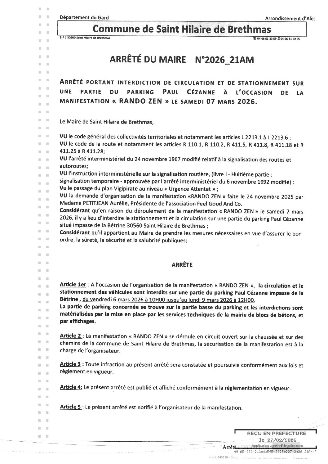 Aperçu du fichier 2026_21AM Arrêté interdiction circulation et stationnement rando-zen-fermeture 