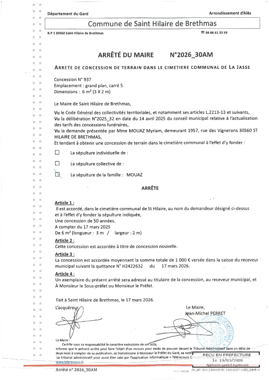Aperçu du fichier 2026_30AM arrêté de concession 